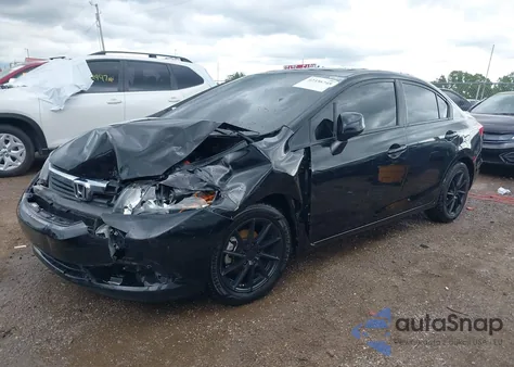 2012 Honda Civic Ex из США, поврежденный, VIN 19XFB2F8XCE368050